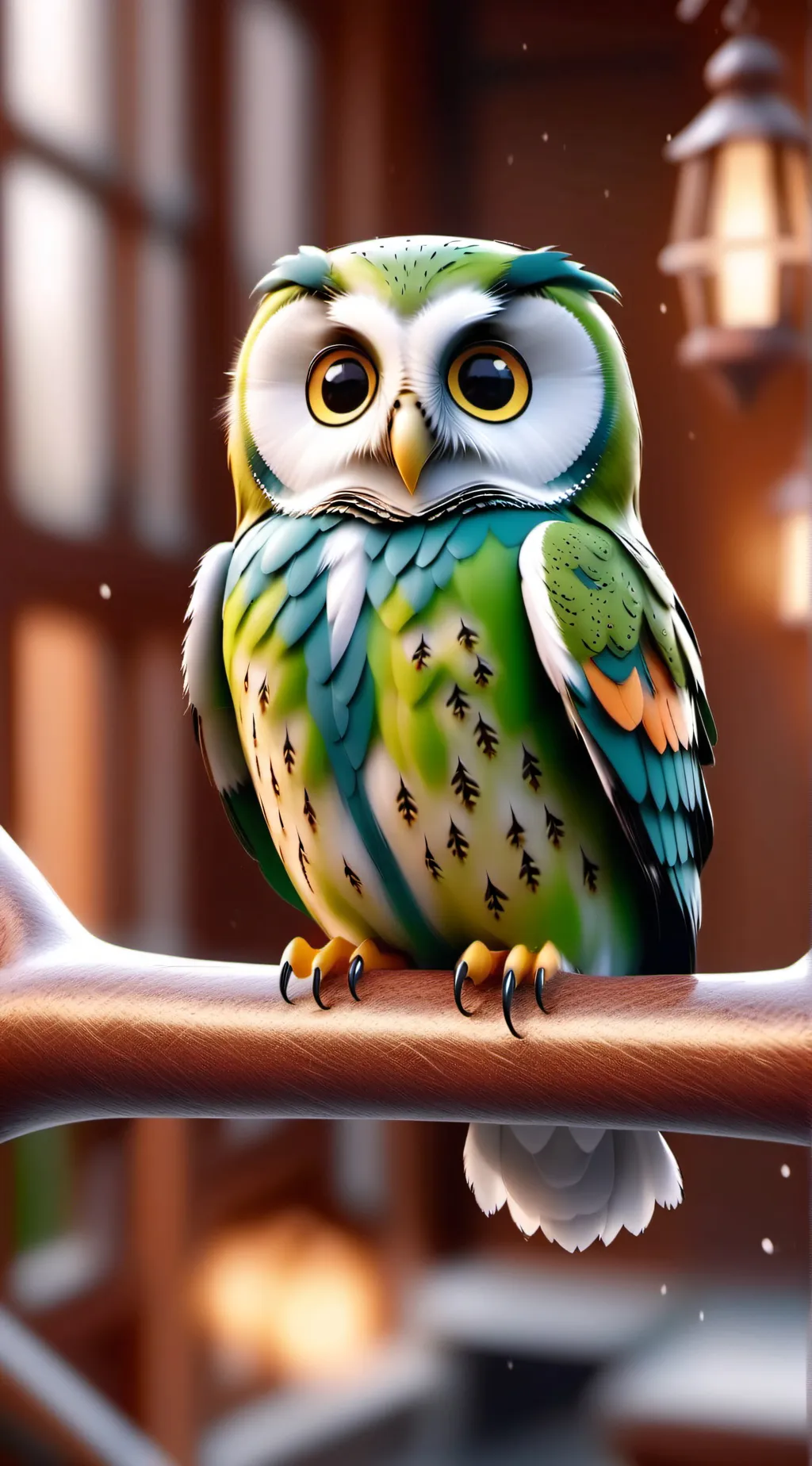 ai character: duo the owl background