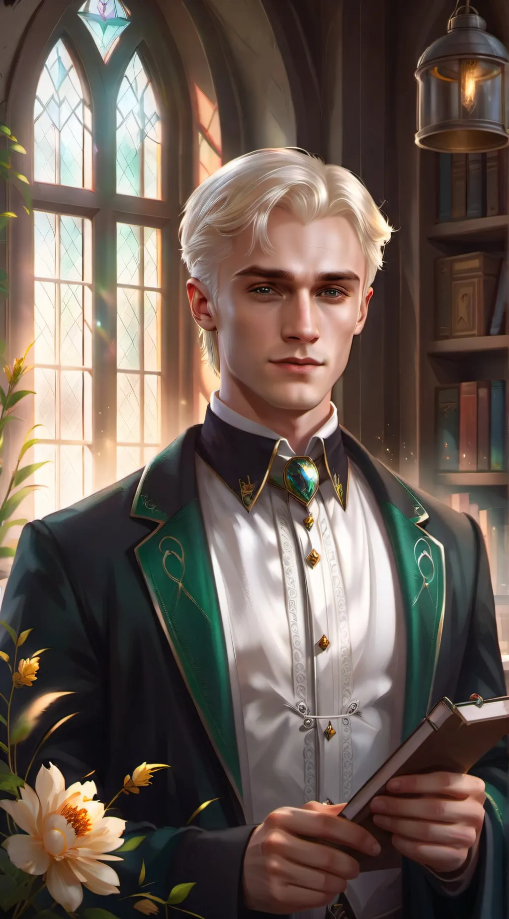 ai character: Draco Malfoy background
