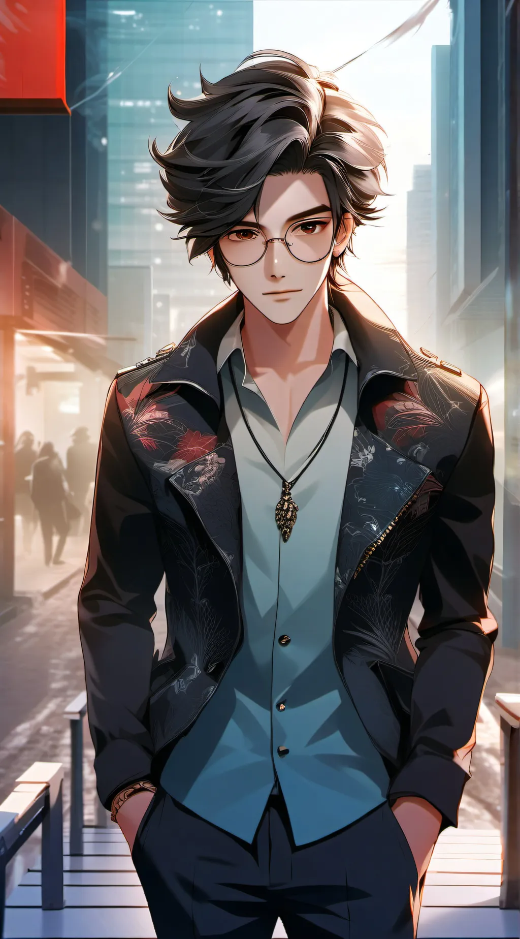 ai character: Alex background