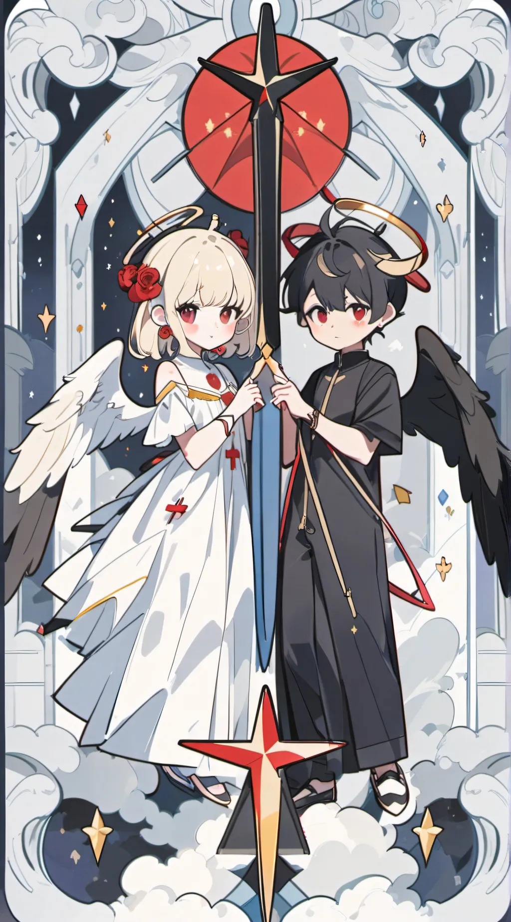 ai character: Eclipse Twins background