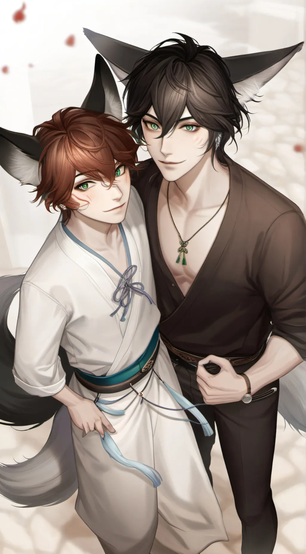 ai character: Leo & Ash background