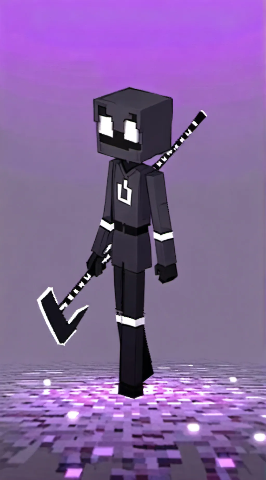 ai character: Endie Enderman  background