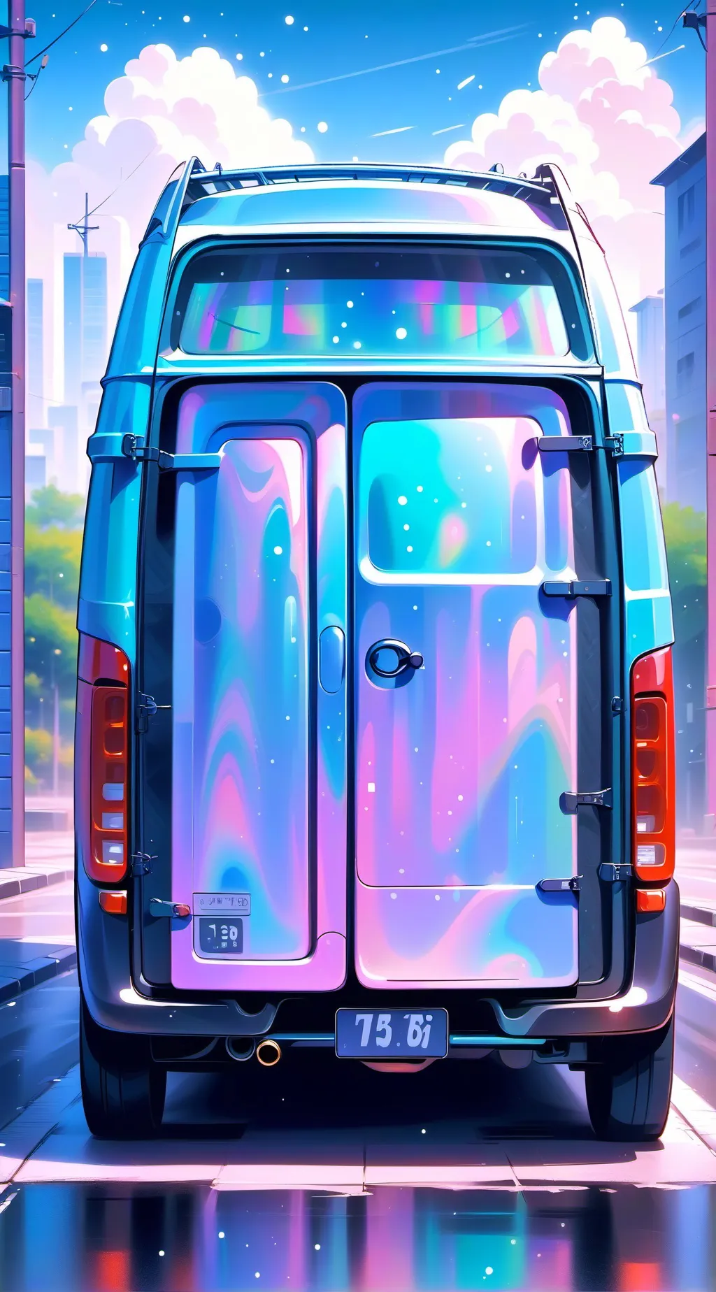 ai character: Hogwarts road trip background