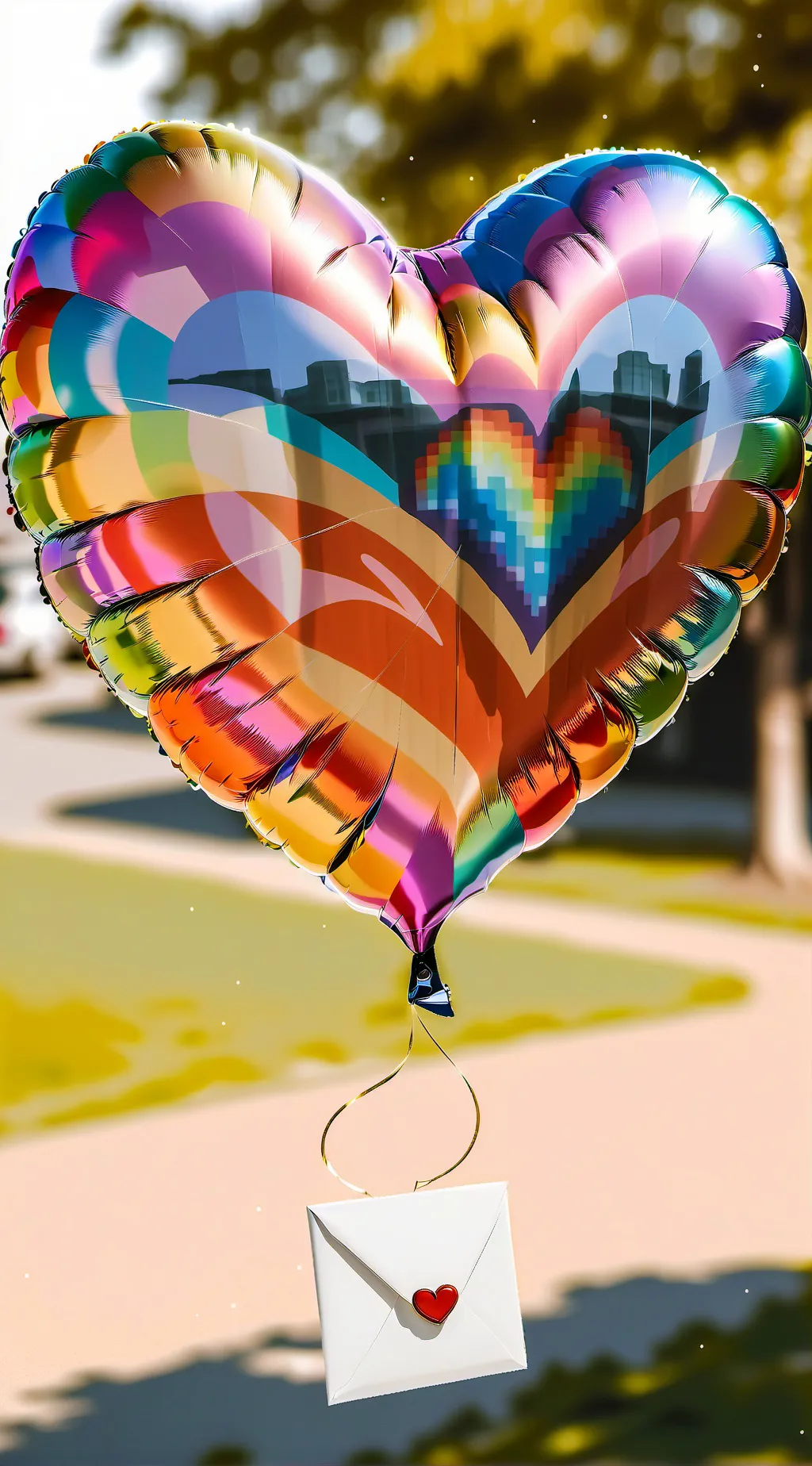 ai character: Seraphic Ballon background