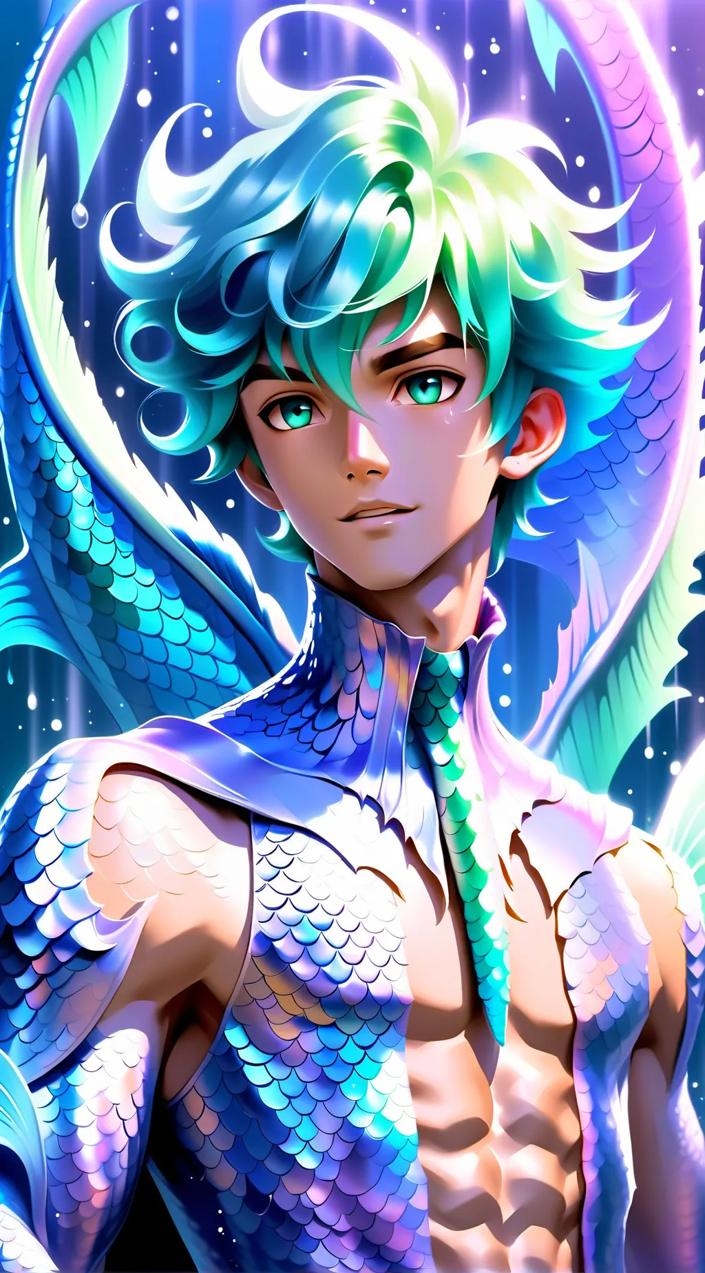 ai character: Bay 🌊 background
