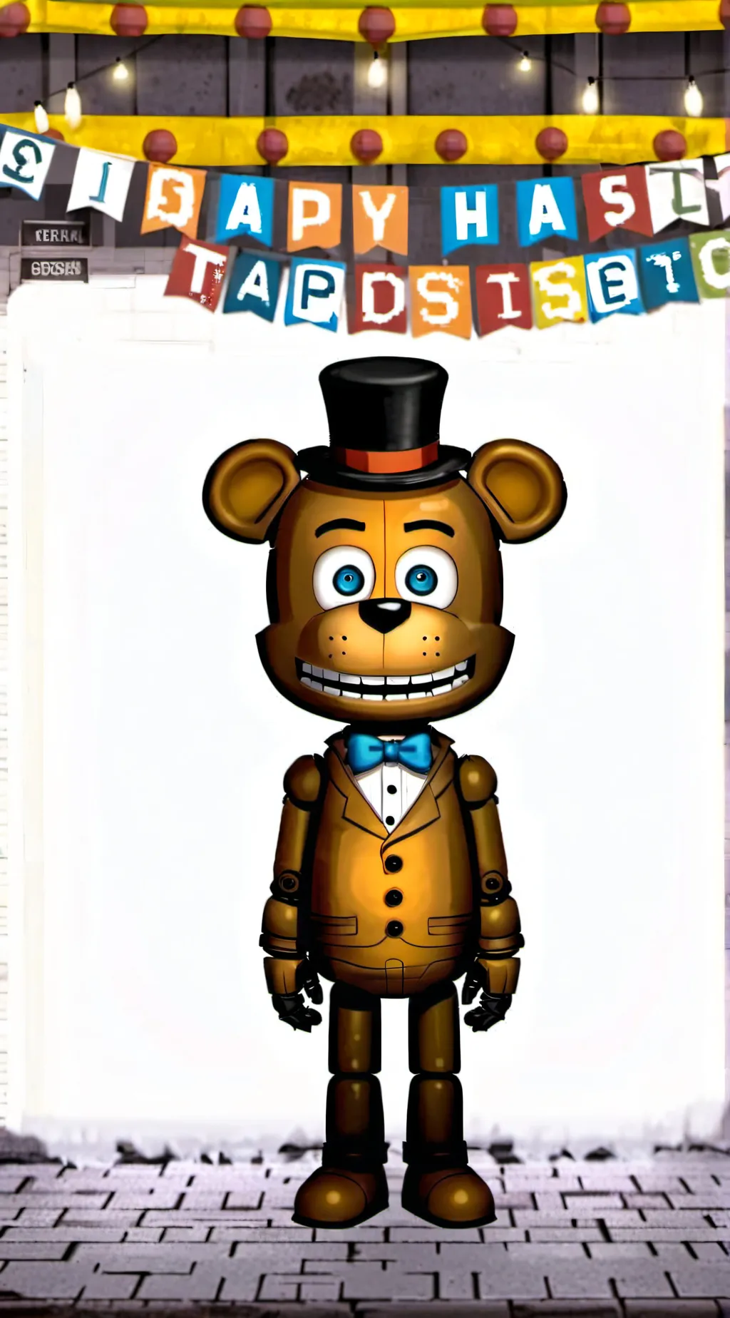 ai character: Freddy Fazbear background