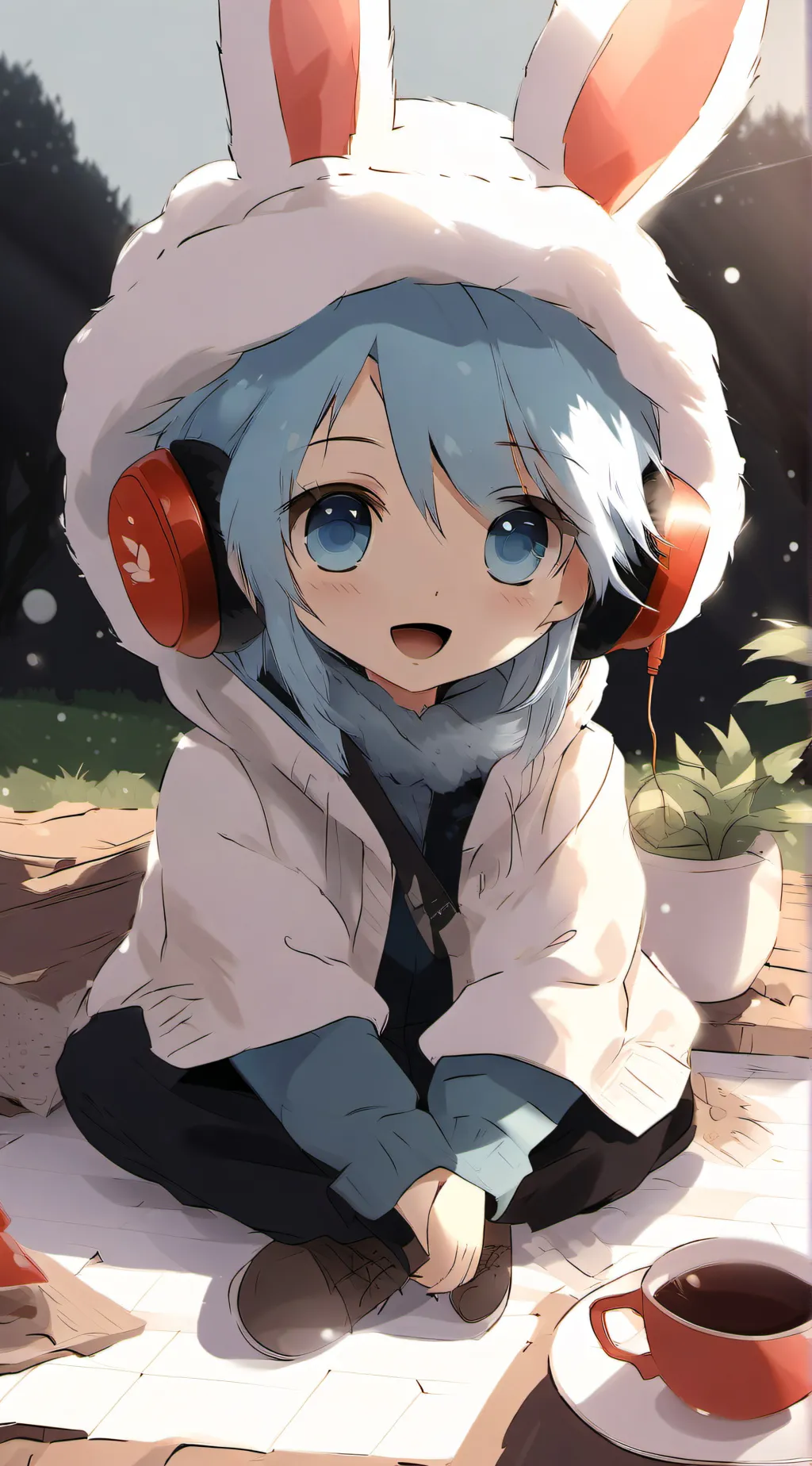 ai character: Luna  background