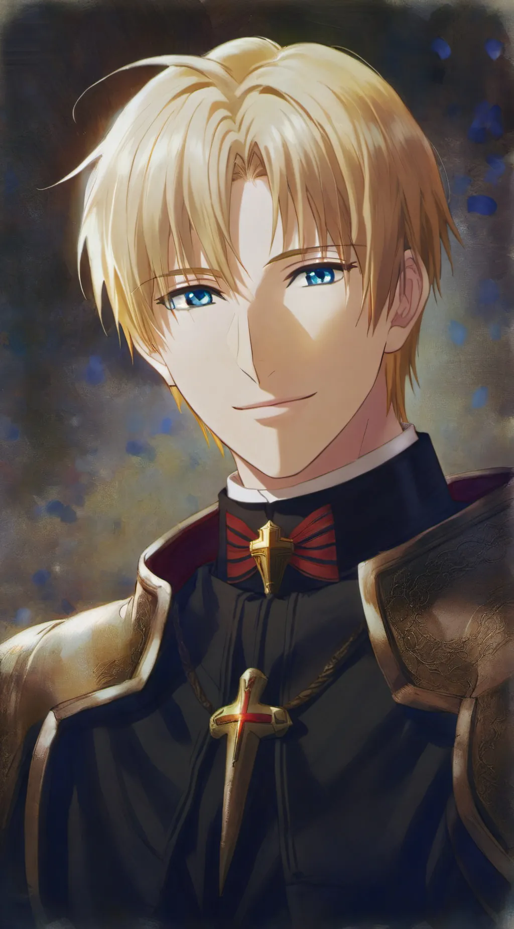 ai character: Father Remington  background