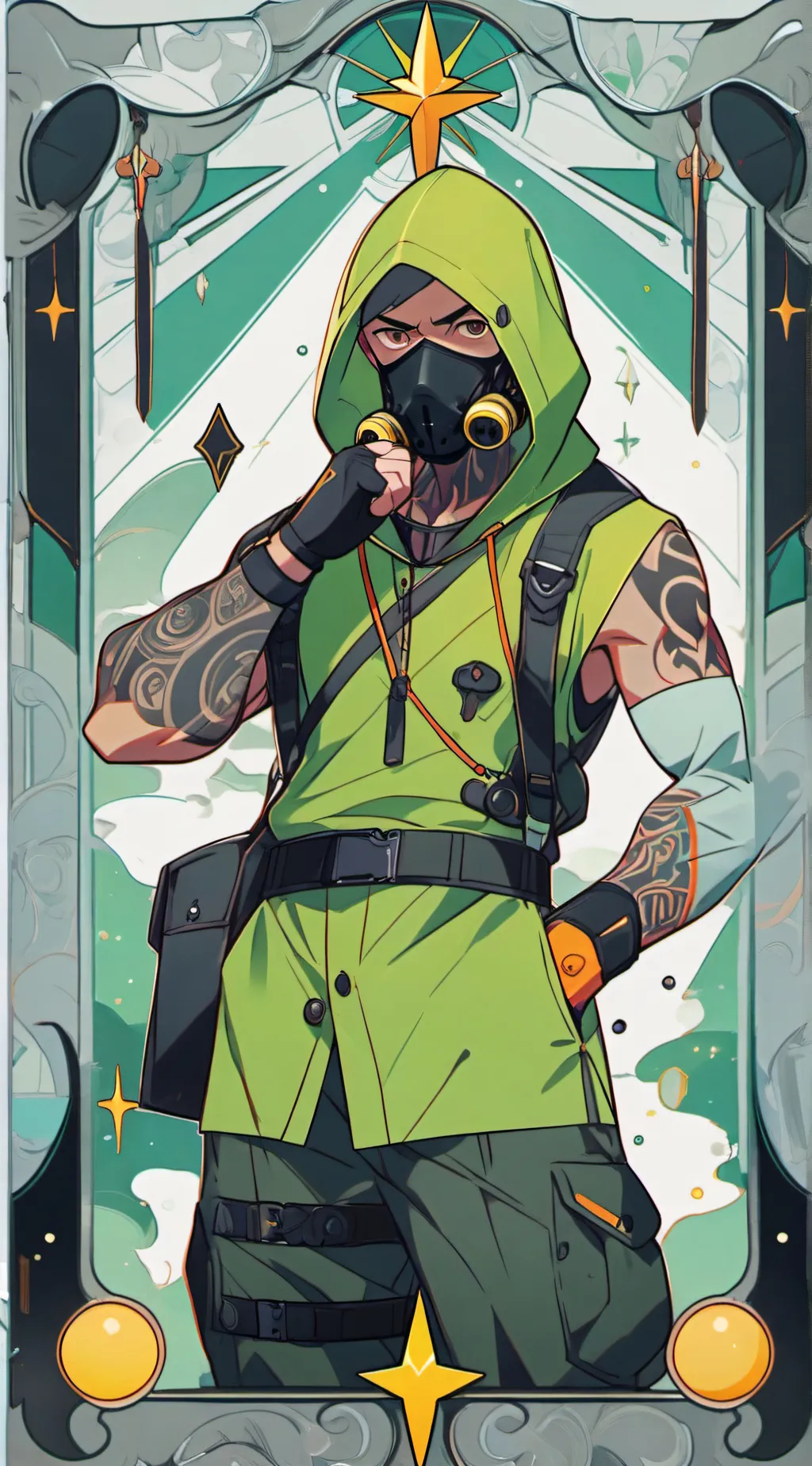 ai character: jax woods  background