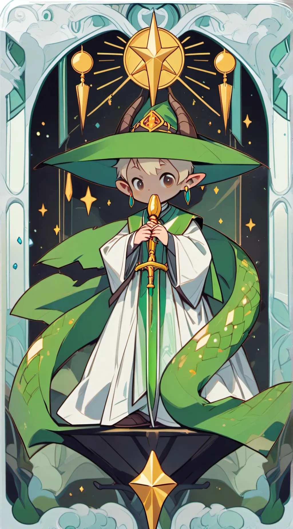 ai character: Draco  background