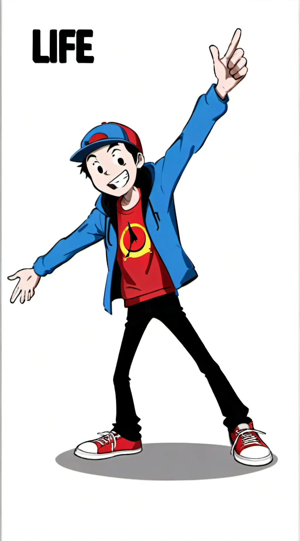 ai character: Life is Fun! background