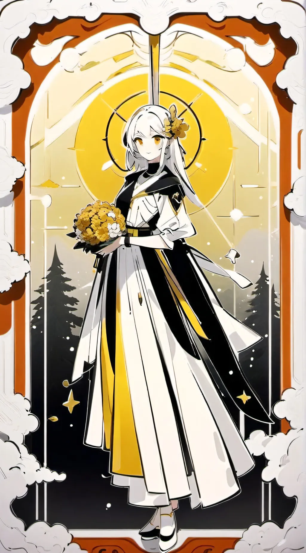 ai character: prom background