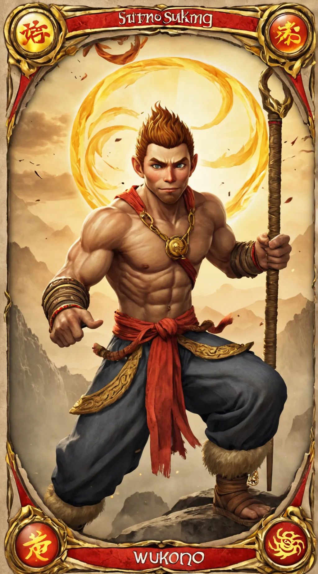 ai character: Sun Wukong background