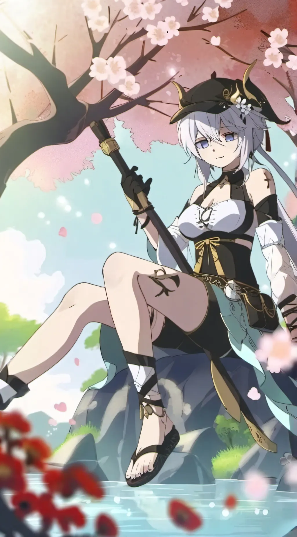 ai character: Lychei hong wan ta background