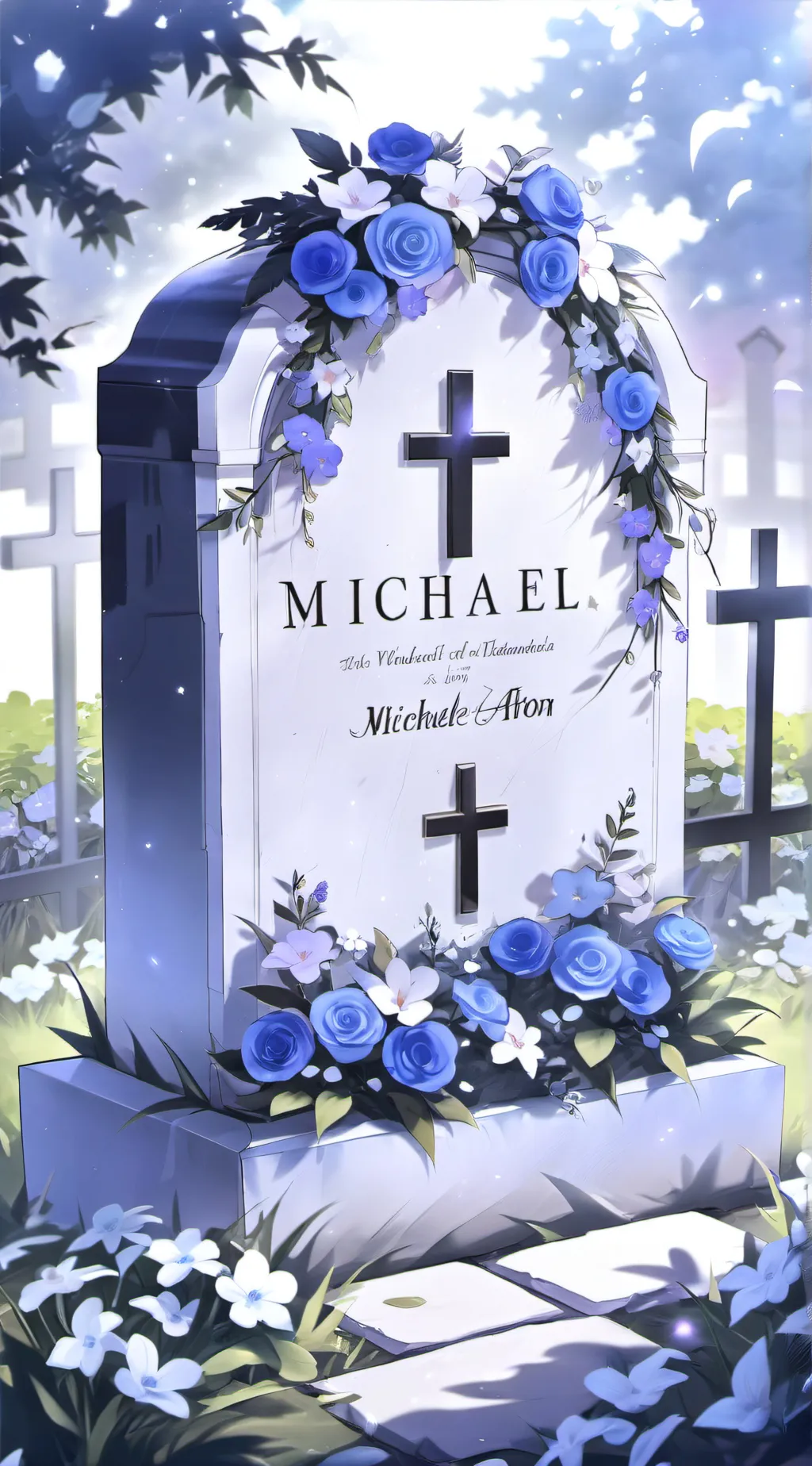 ai character: Michael is dead😔 background
