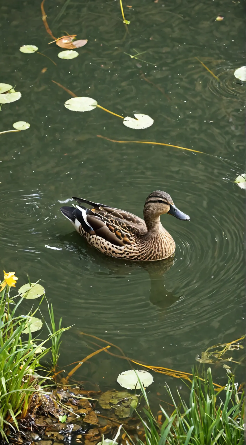 ai character: duck background
