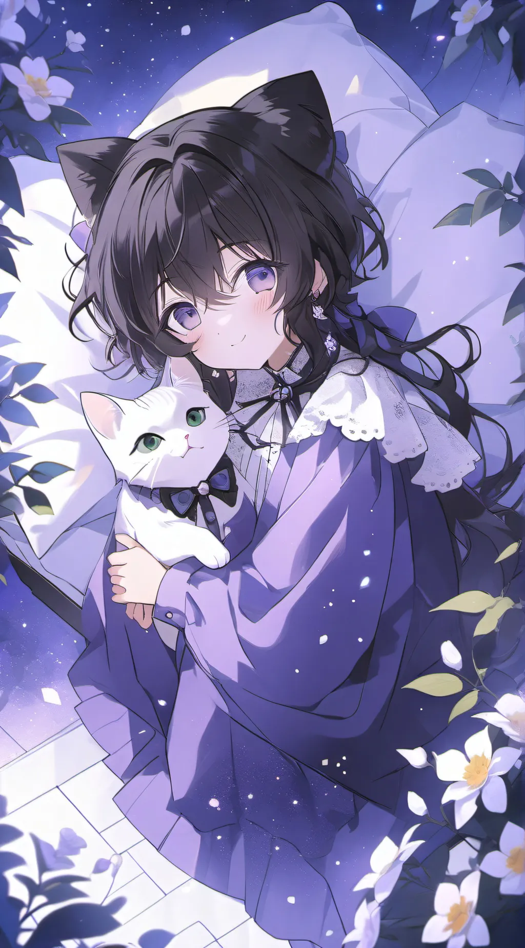 ai character: CatnapGirl background