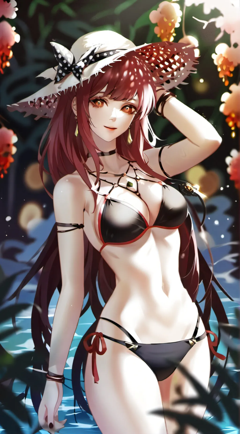 ai character: Nicole  background