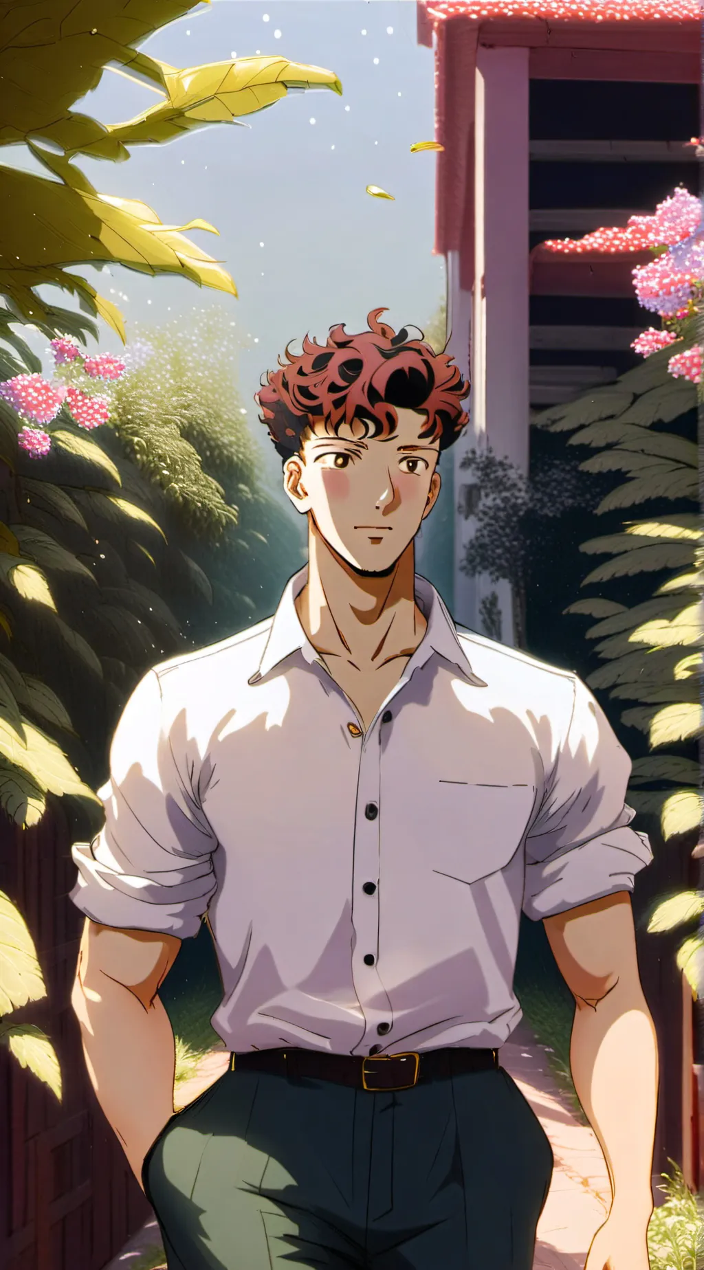 ai character: Ashton  background