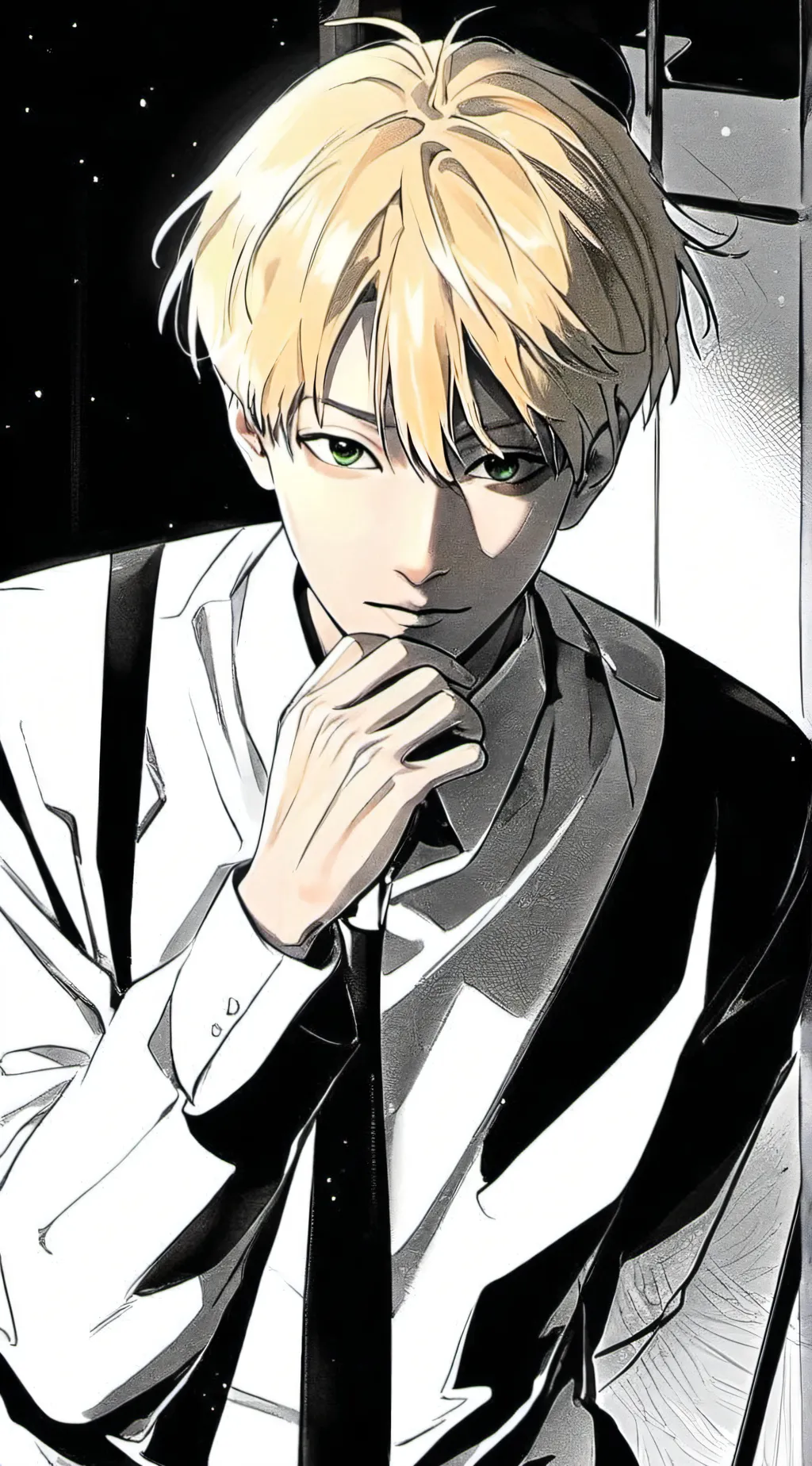 ai character: Kim sunoo!  background