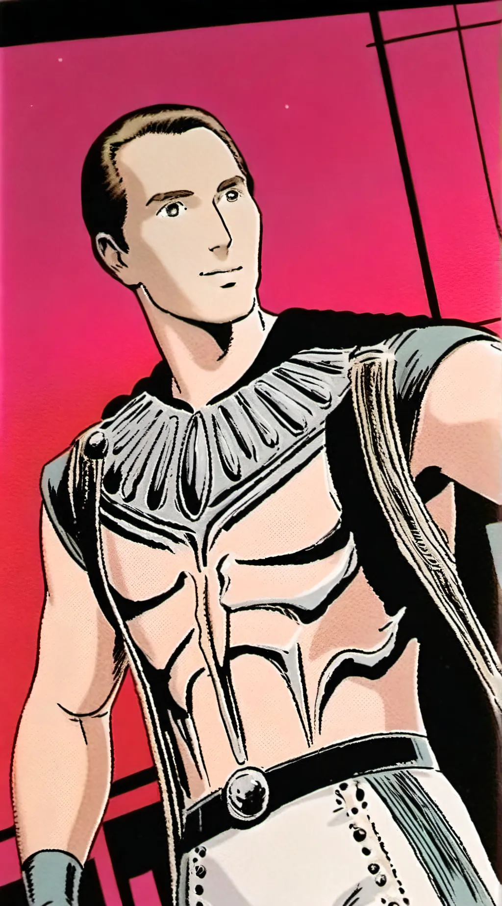 ai character: stonks helth guy  background