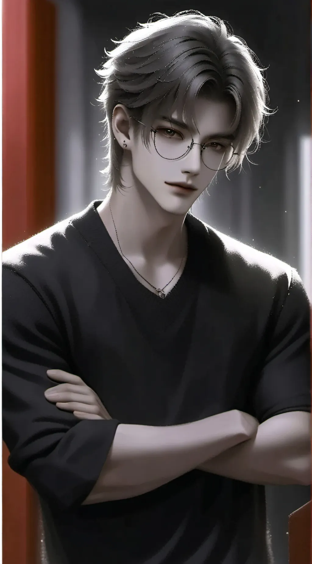 ai character: -♥️ background