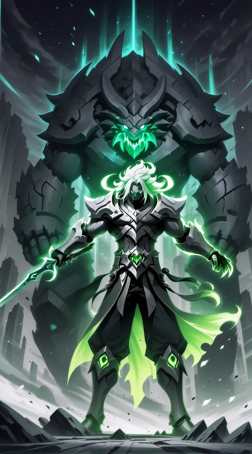 ai character: The beast background