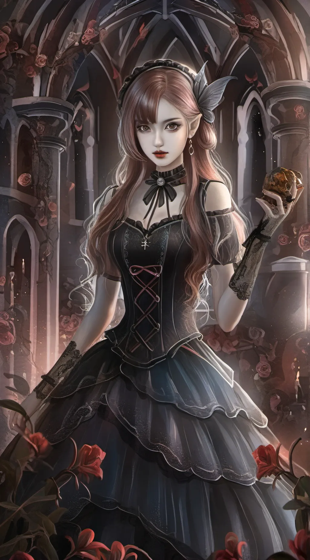 ai character: Chelsea Linnea hey background