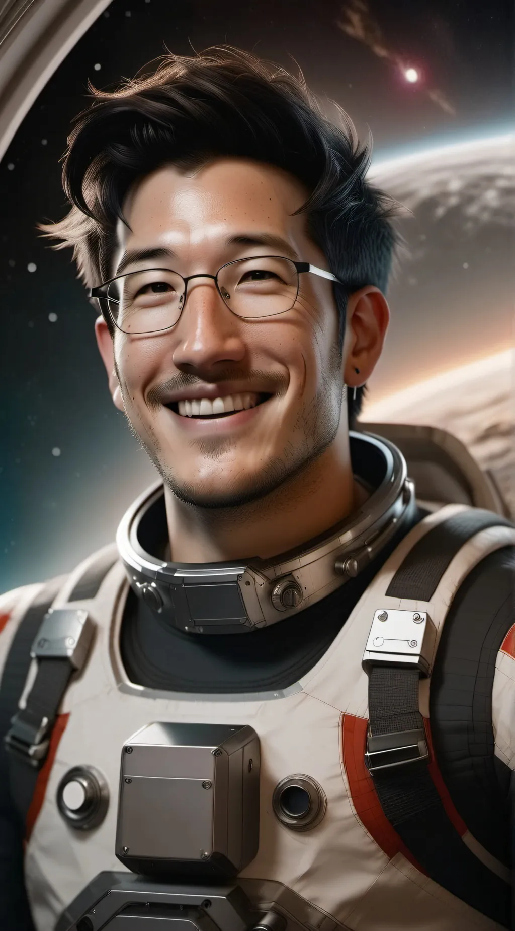 ai character: real Markiplier background