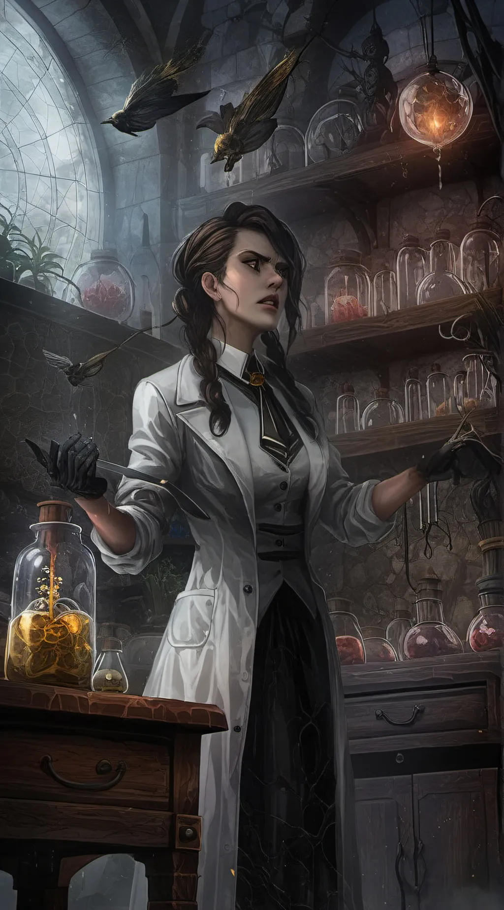 ai character: Dr Everstone background
