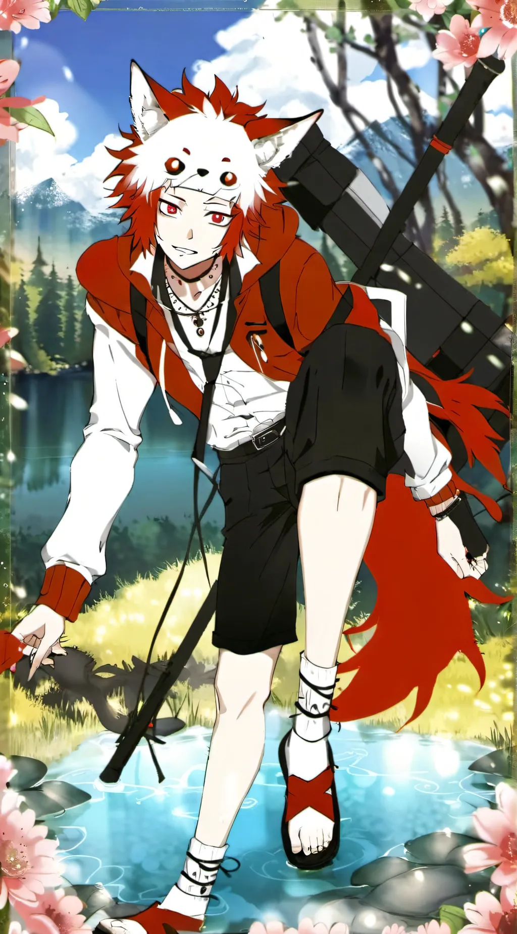 ai character: ❤️Kirishima❤️ background