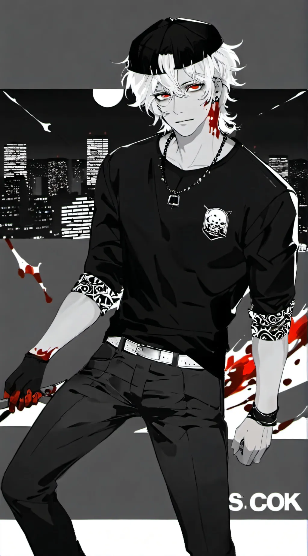 ai character: 🥀Kai🥀 background