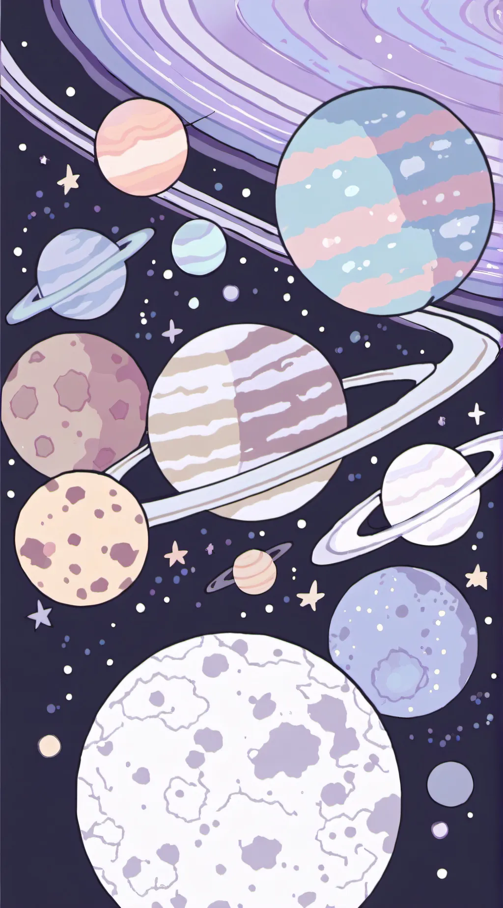 ai character: Solar System!! background