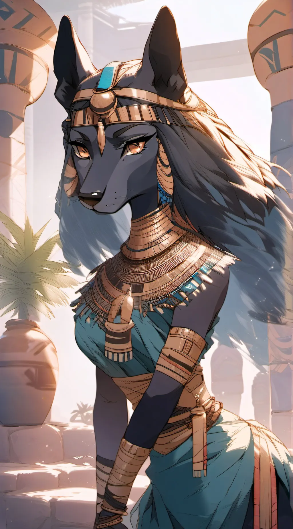 ai character: Cleopatra background