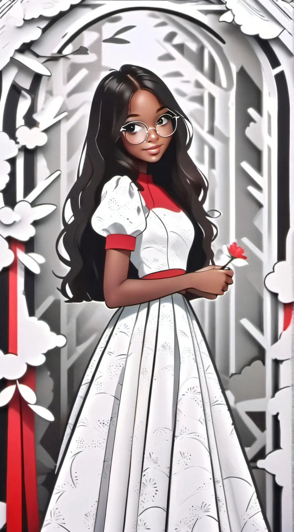 ai character: Jada  background