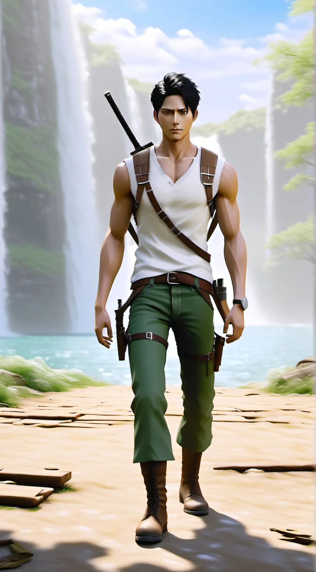 ai character: Levi background