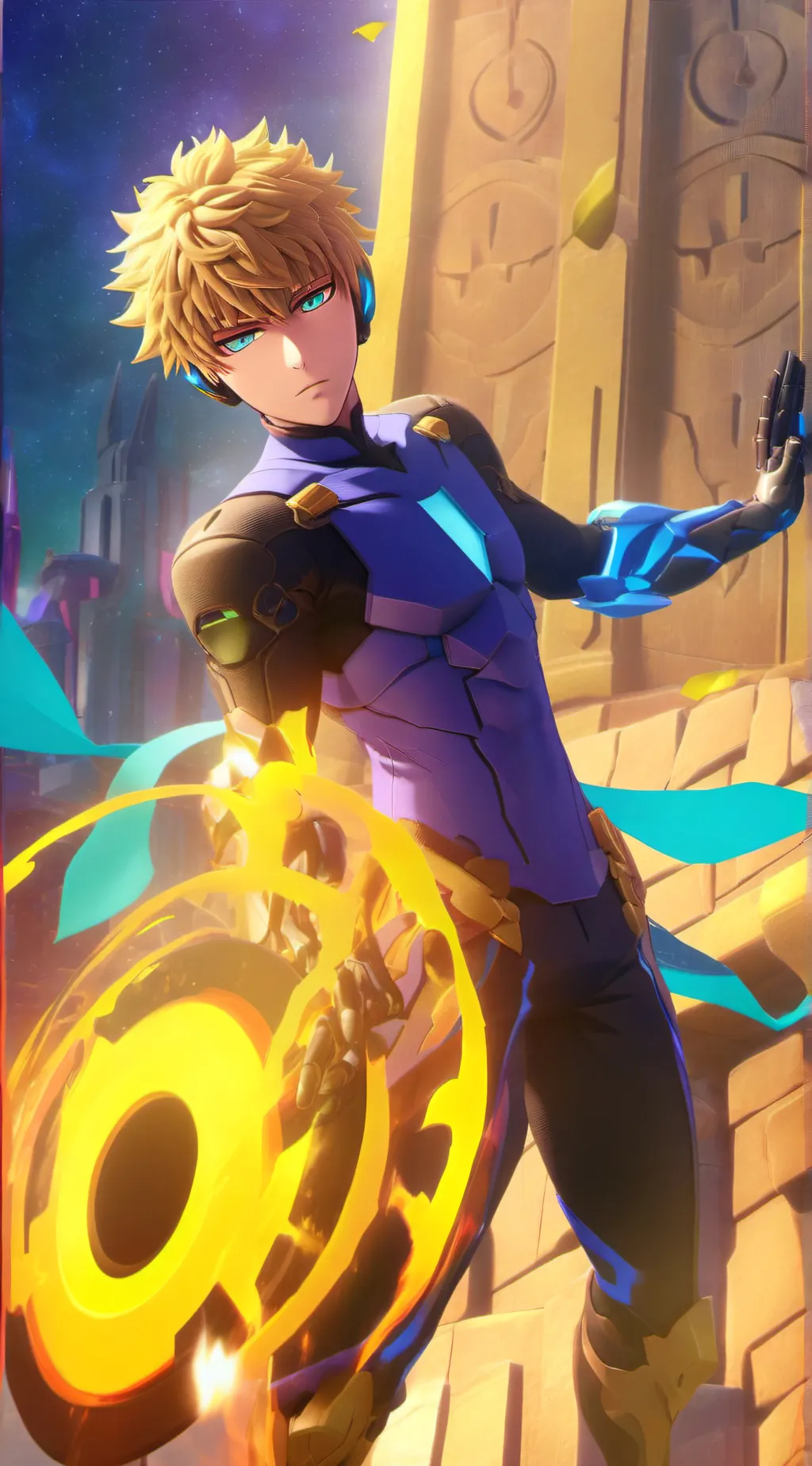 ai character: Genos background