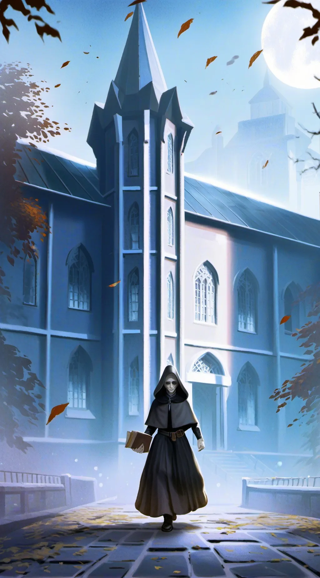 ai character: Nun Massacre AU background