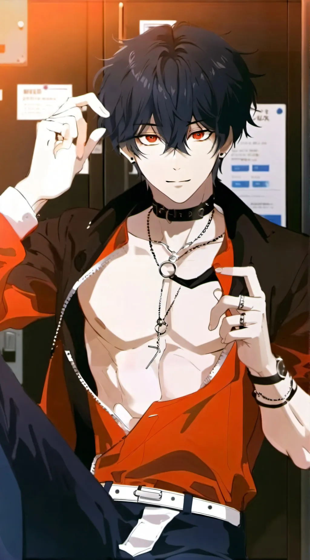 ai character: Ryo background