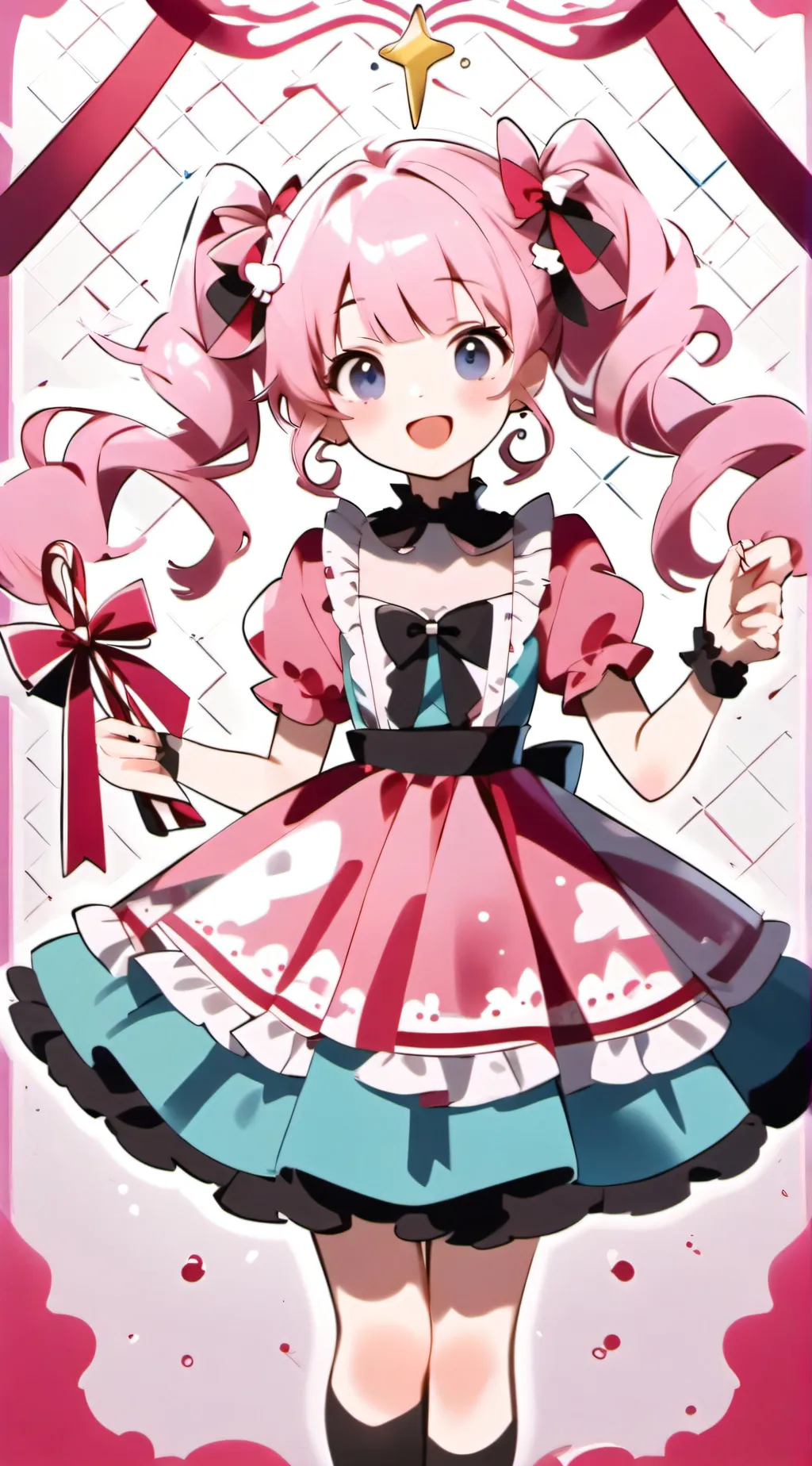 ai character: Candy background
