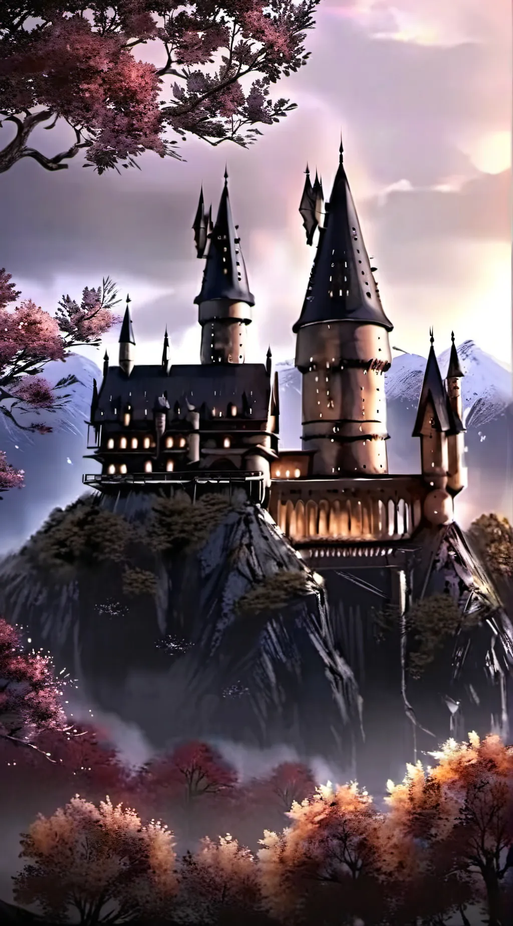 ai character: Hogwarts background