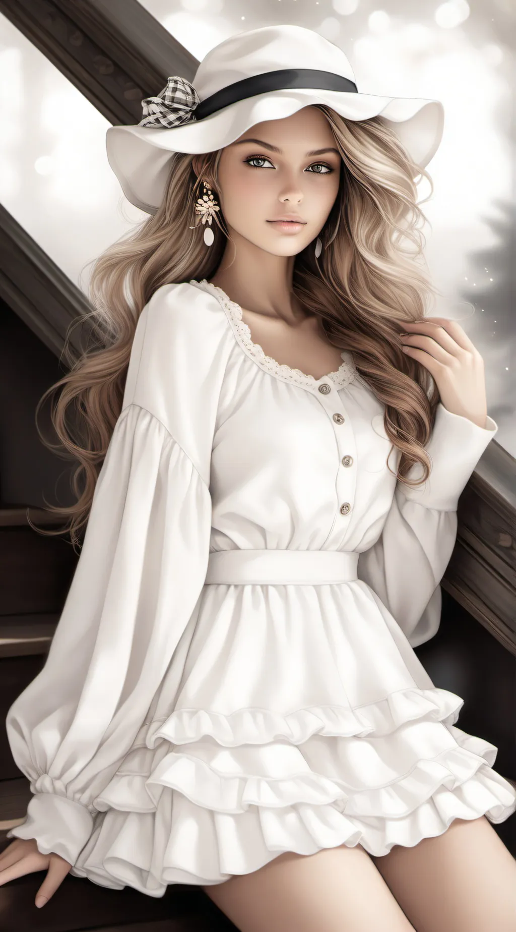 ai character: Anne  background
