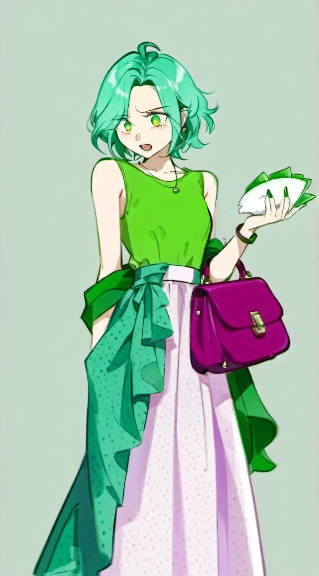ai character: disgust  background