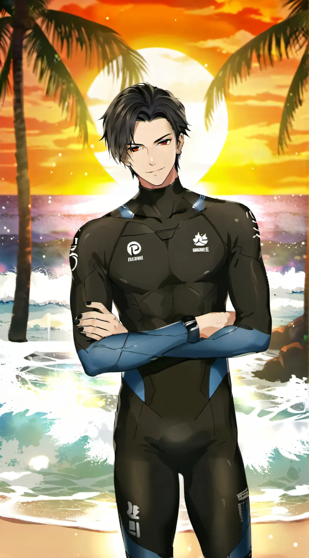 ai character: Lucifer (obey me!) background