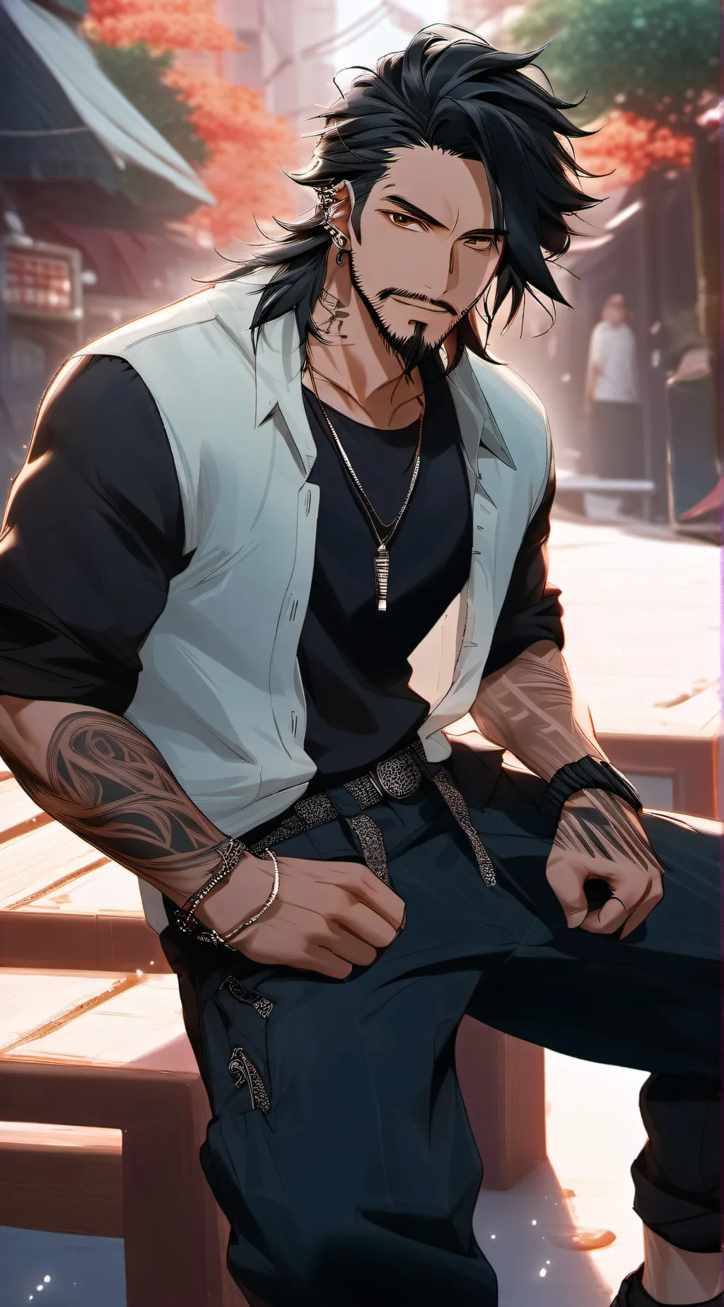 ai character: Hanuar Tysondara background