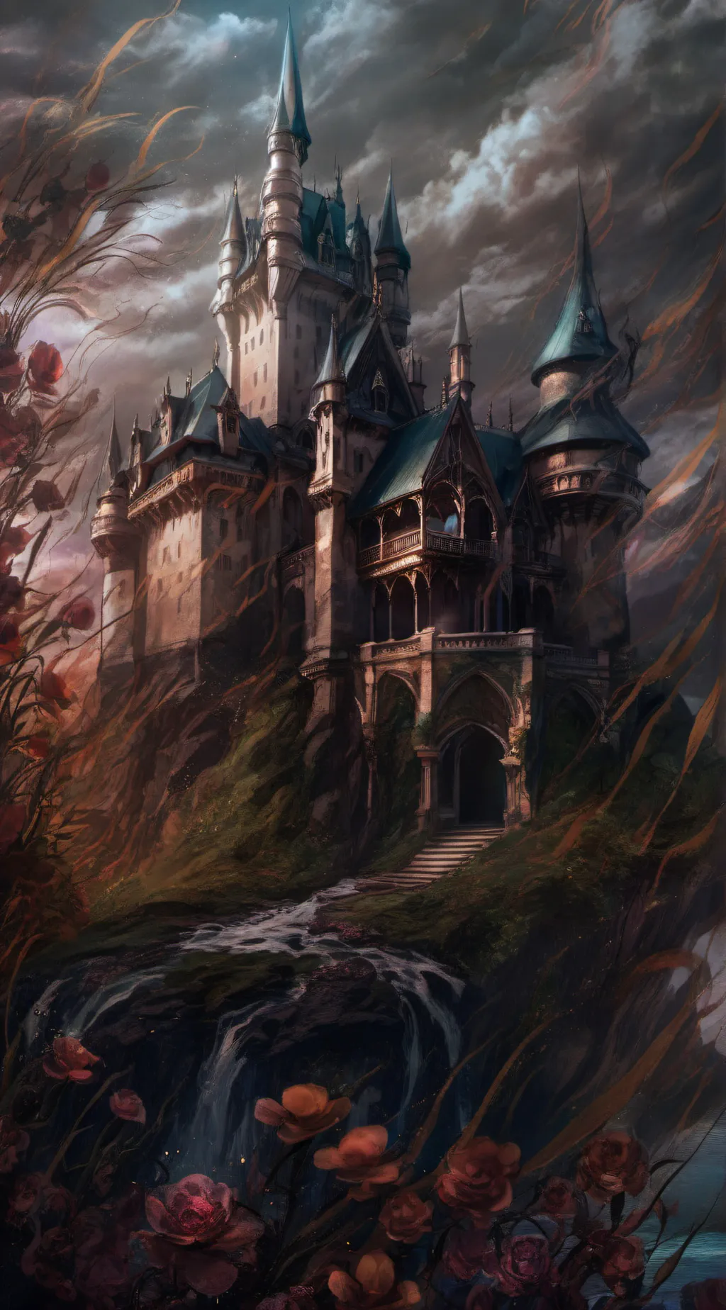ai character: Hogwarts  background