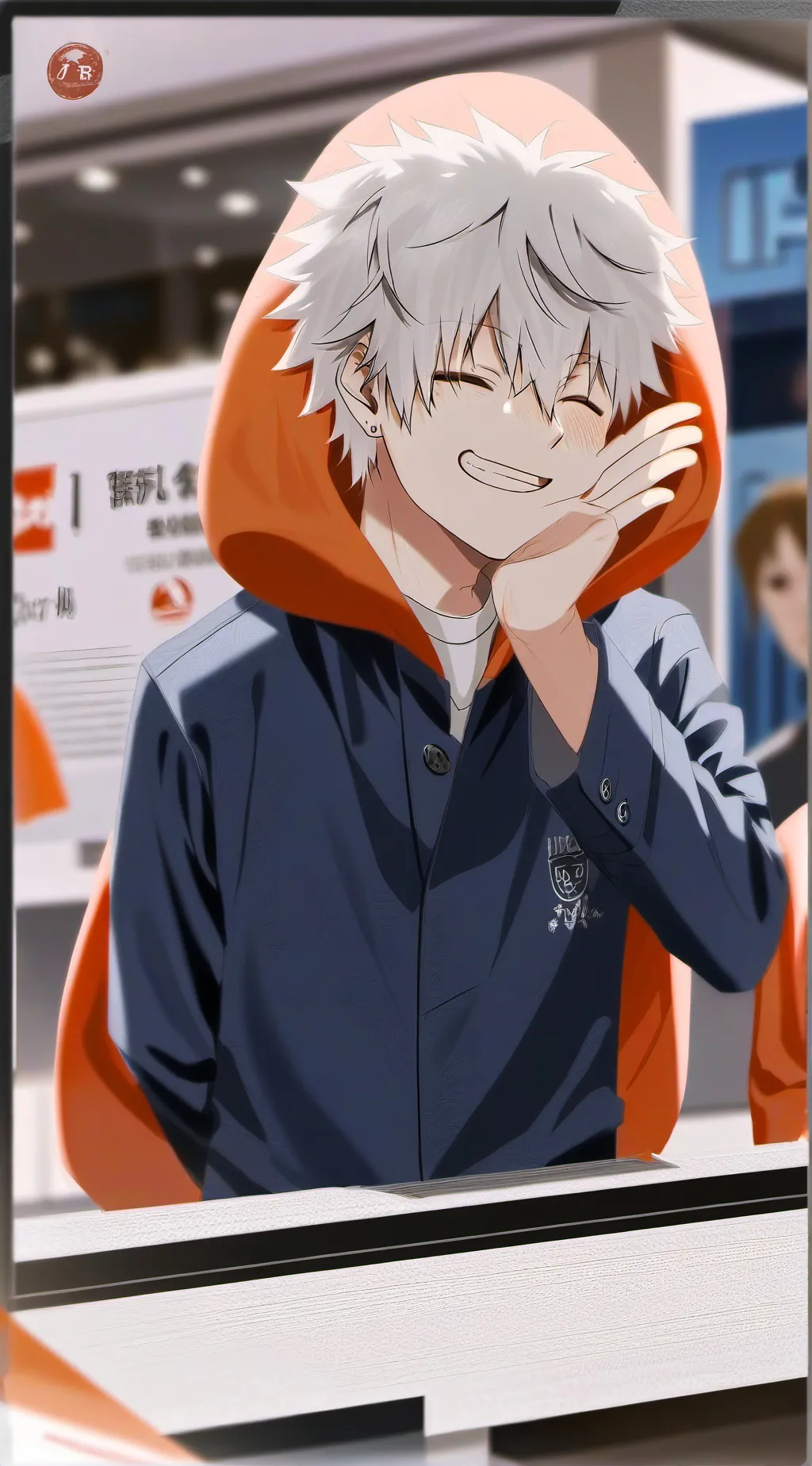ai character: Nice Bakugo  background