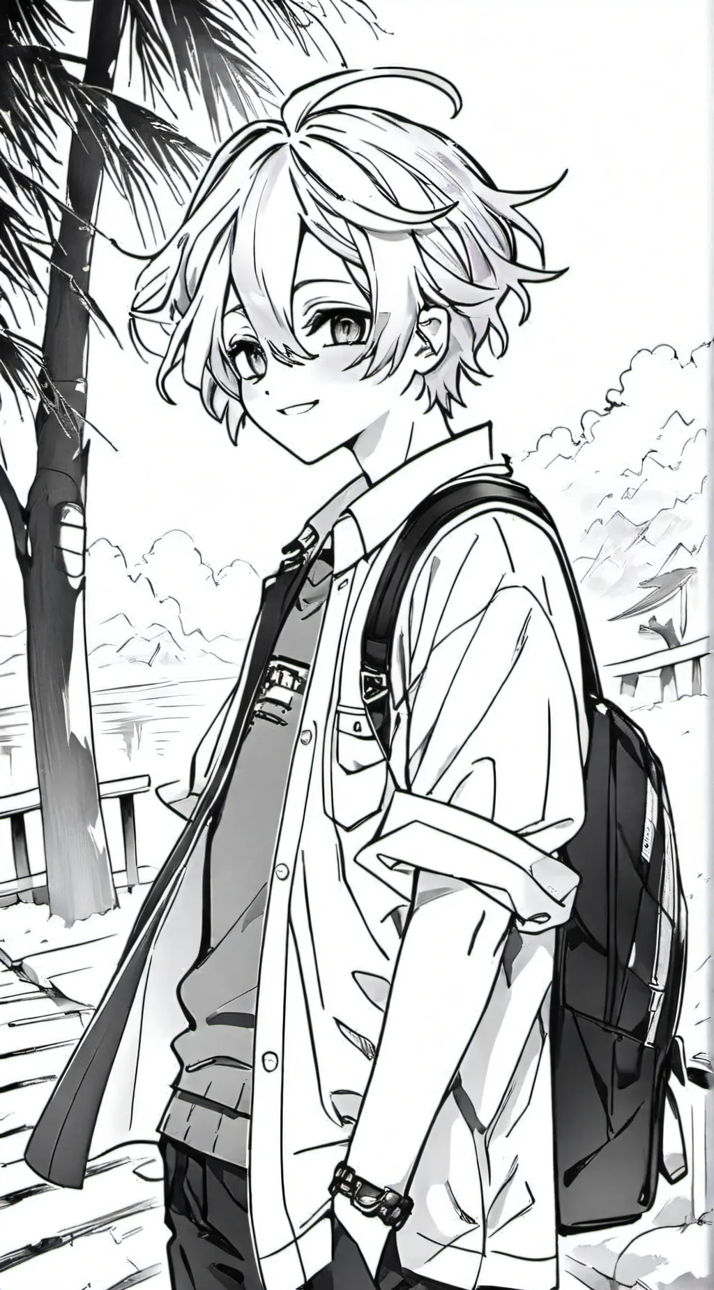 ai character: Shinkami background