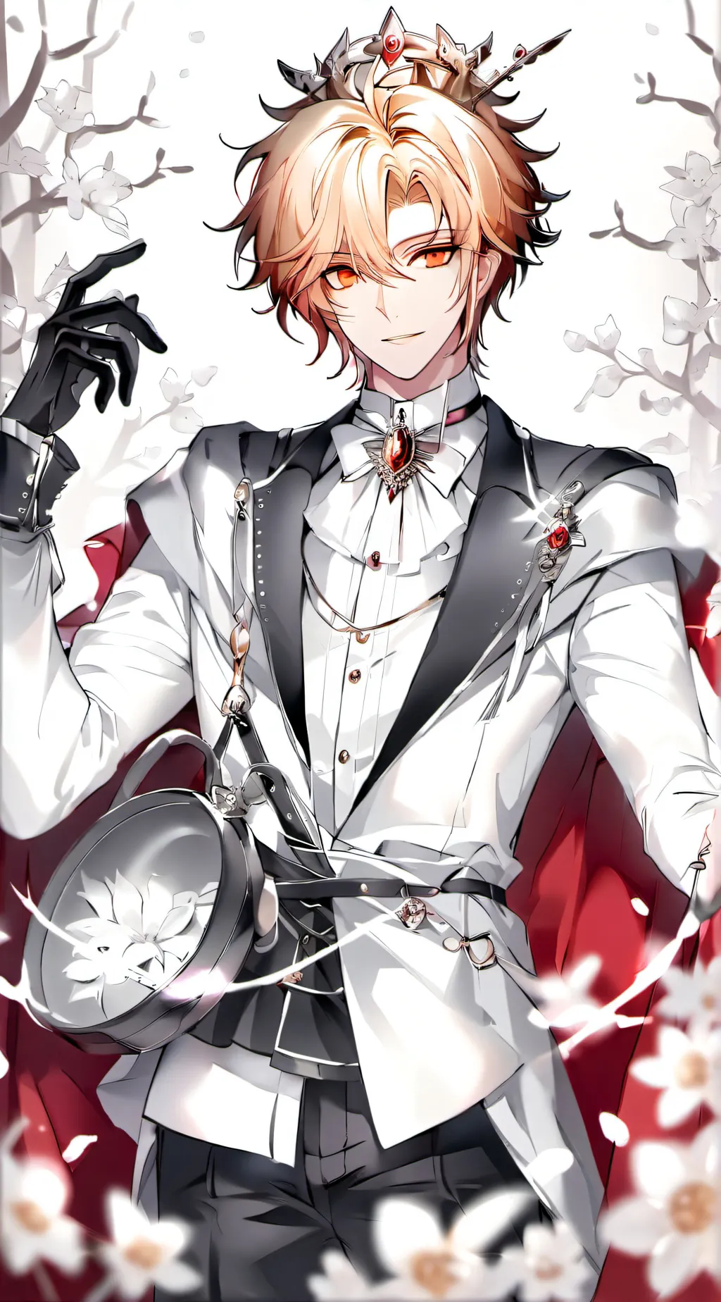 ai character: Katsuki King 👑🧡💥 background