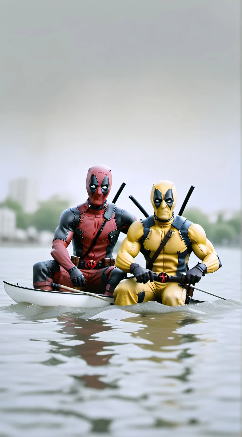 ai character: Deadpoolxwolverine background